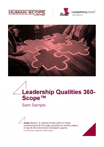 Sam Sample - Leaderhip Qualities 360 Scope_cover
